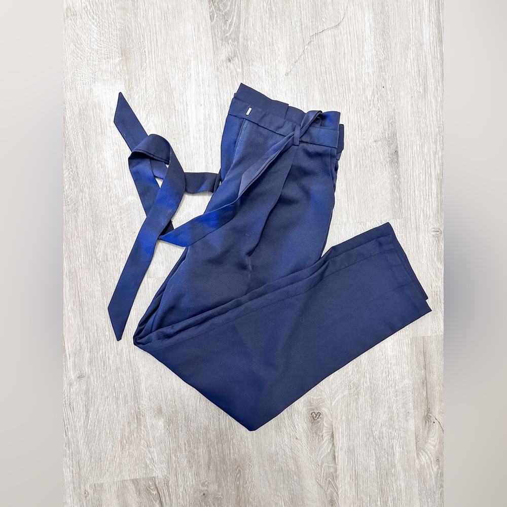Lulus Straight Leg Paperbag Trousers